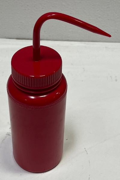 500 ml Wash Bottle RED Wide Mouth