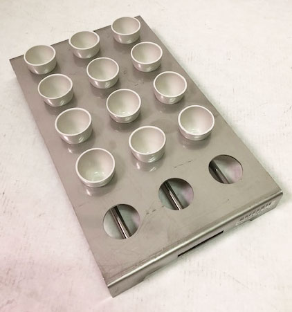 15 Place 10ml Annealing Tray Stainless Steel - 3 x 5