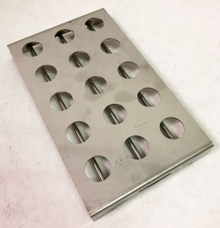 15 Place 10ml Annealing Tray Stainless Steel - 3 x 5