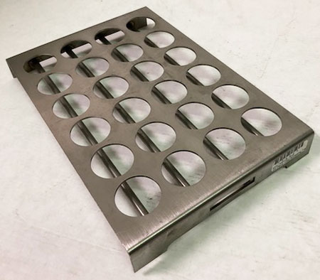 24 Place 12-15ml Annealing Tray SS (66105 crucibles)