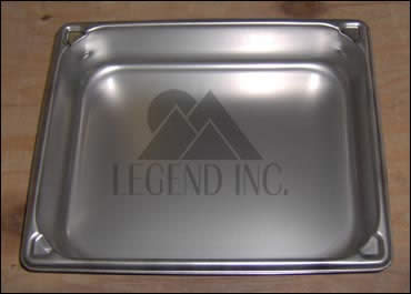 Stainless Steel Pan: 12.75" x 10.38" x 2.5"