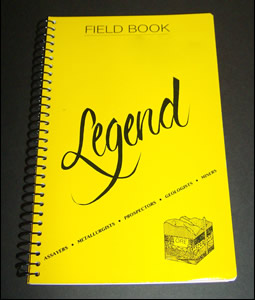 SPECIAL Legend Spiral Bound Field Book