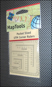 Pocket Sized UTM Corner Ruler