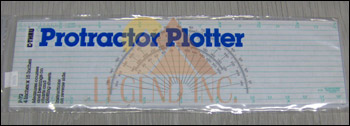 C-thru P-72 Course Protractor Plotter Ruler - 15"