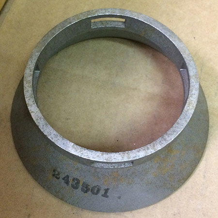 Concave wear plate 6" cone crusher