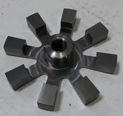 Stainless Steel Impeller for Denver D-1, 3-3/4"