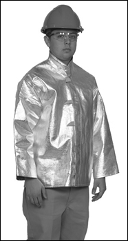 Used 30" Aluminized Rayon (15oz) Jacket Size X-Large