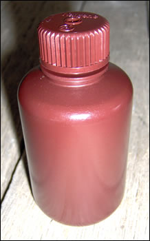 125ml (4oz) Amber Narrow Mouth HDPE Sample Bottles