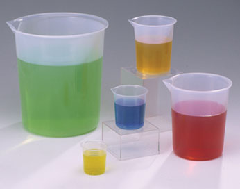 Poly 250 ml Beaker, pack of 6 - Click Image to Close