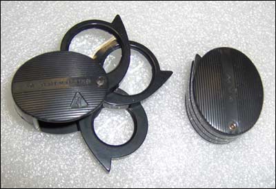5X-20X Folding Pocket Magnifier - Bausch & Lomb