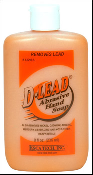 8oz D-Lead Abrasive Hand Soap - Removes Lead