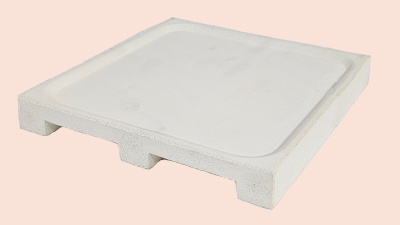Ceramic Cupel Tray (9 3/8" x 9 3/8")
