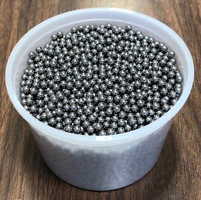 3/16 inch Stainless Steel Grinding Balls 5 Pounds - Click Image to Close