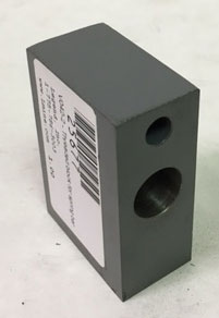 Threaded block for spring bar - Click Image to Close