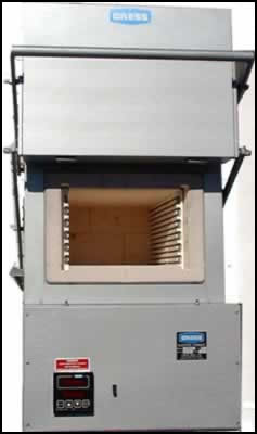 Cress C-122012 furnace with Watlow PM6 controller 220v/1ph w/HLC & Exhaust Blower - Click Image to Close