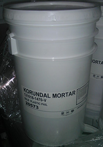 Korundal Mortar 3400°F - Click Image to Close