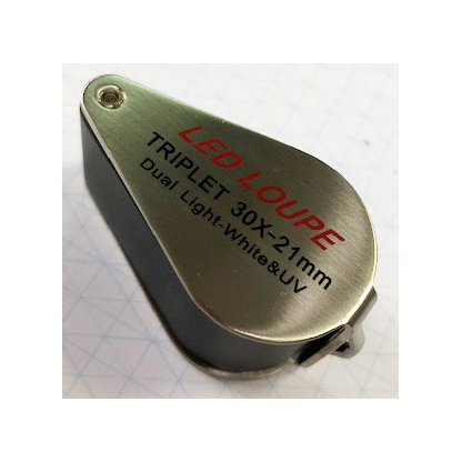 30X Triplet Magnifier w LED-UV - Image 4