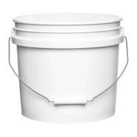 3.5 Gallon Plastic Bucket without Lid