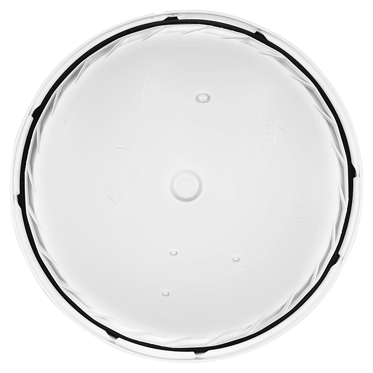 Lid Tear Strip with Gasket - Fits 3.5 and 5 Gallon Plastic Buckets - Image 2