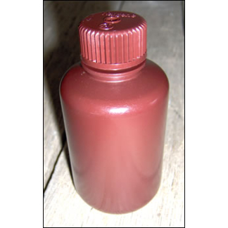 125ml (4oz) Amber Narrow Mouth HDPE Sample Bottles