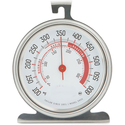 50 to 500°F dial oven thermometer
