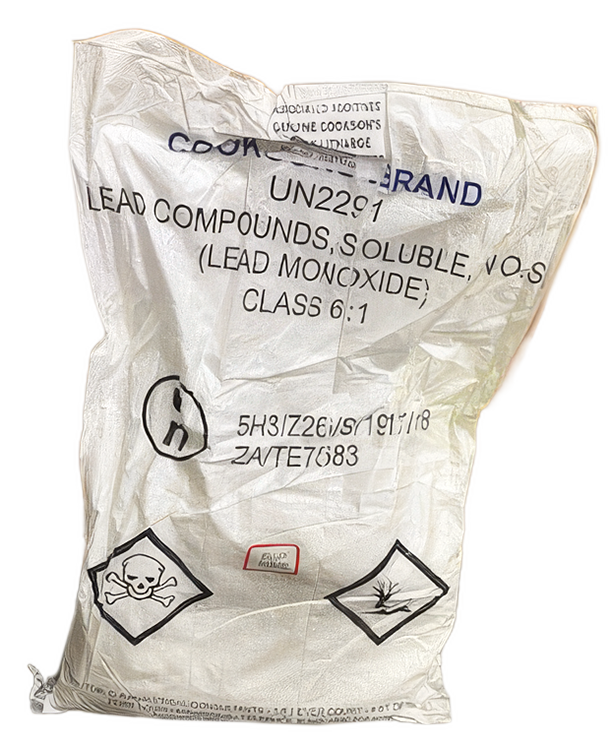 "Cookson" 55.1 lbs (25kg) Gold & Silver Free Assay Litharge Powder