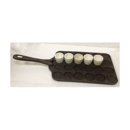 Cast Iron Cupel Trays, 24 place
