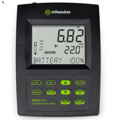 MW150 MAX pH/Orp/Temp Bench Meter