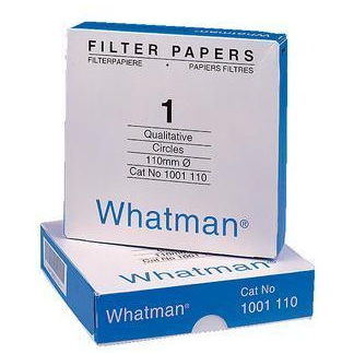 12.5 cm Whatman #1 (medium) filter paper (11um)