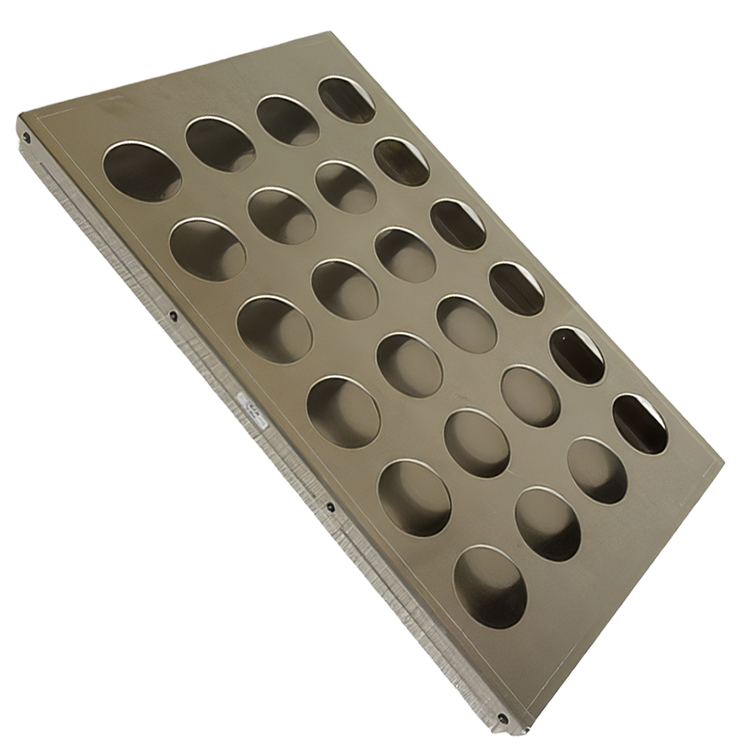 6 x 4 Crucible Pallet - Aluminum - 27" x 17" x 3"