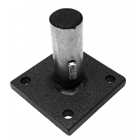 Crucible Mixer Axle w/mounting Plate (Keyed) for Large Mixer 50PF