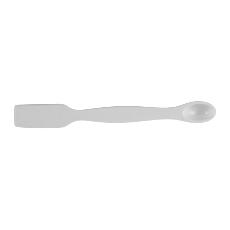 4 ¾" Double End Spatula & Spoon Porcelain