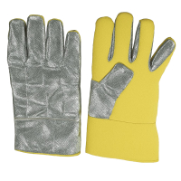 11" Kevlar palm Aluminized back glove