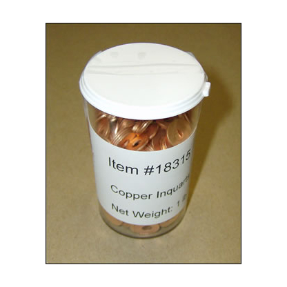 1 lb Copper Inquarts - Approx 296 pcs 1.5g ea.