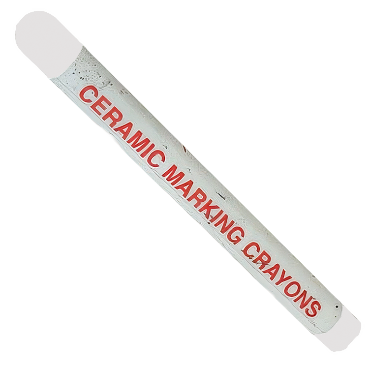 1/2" White Hi-Temp Ceramic Crayon - 2750°F