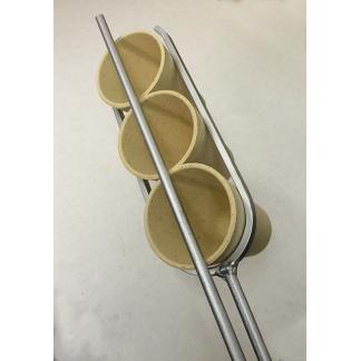 48" Multiple Crucible Pouring Tong 1 x 3 (30-40-45 gram)