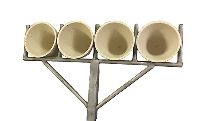 59" Multiple Crucible Charging Tong 4 x 1 (30-40-45 gram)