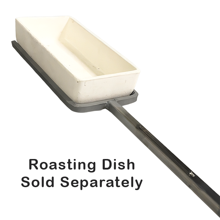 40" Narrow Roasting Dish Loading Fork - for 18117 - Image 2