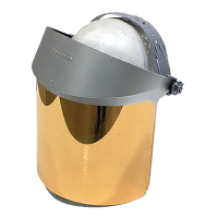 OBERON Heat Reflective Face Shields- Clear/Gold