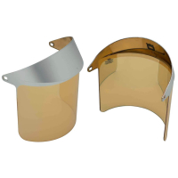 **Replacement** Oberon Gold Heat Reflective Hard Hat Face Shield ONLY