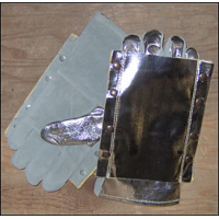 14" Aluminized Gloves with Double Aluminized Back