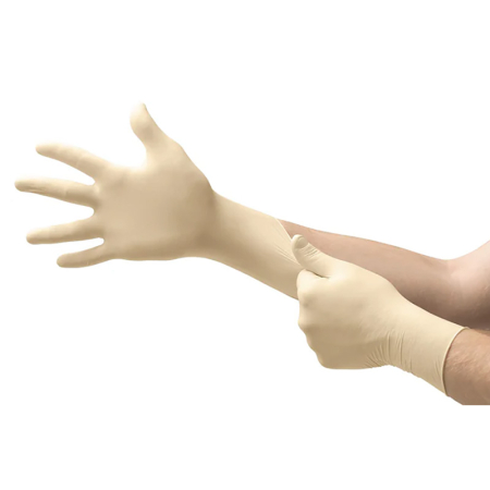 Latex Exam Gloves (Box of 100) - Microflex Evolution One - Image 2