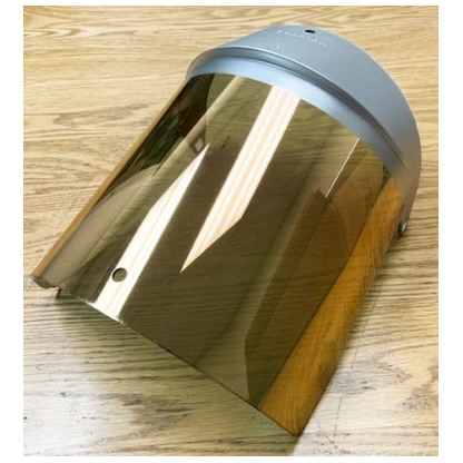 Replacement Clear Gold Window for Oberon HR Kevlar/PBI Hood