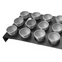 12 Place 15ml Annealing Tray SS (60105 crucibles)
