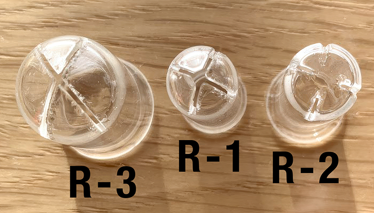 R-2 Replacement Quartz Thimble for <b>QBR</b> Range of Baskets - <b>Lateral Slit</b>