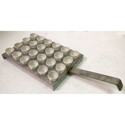 24 Place 12 and 15ml SS Parting Cup Tray (Large) - Image 2