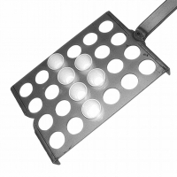 24  Place 10ml Parting Cup Tray Stainless Steel - 4 x 6