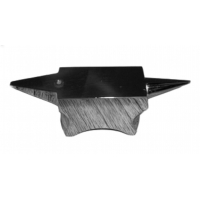 Dore assay horn anvil