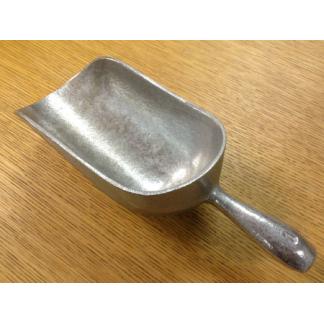 10" Aluminum Material Scoop, Round Nose