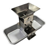 Micro-splitter 1/4" Riffles with Delrin Chutes